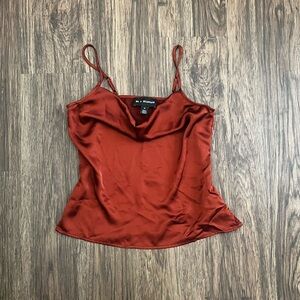 Wildfang Rust Satin Camisole